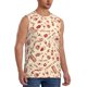 thumbnail image 2 of Fotbe Red Wine Men's Camiseta sin Mangas Estampada para Hombres, Playera Casual para Gimnasio, Entrenamiento, Playa-3X-Large, 2 of 7