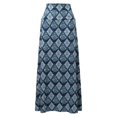 thumbnail image 4 of Gibobby faldas para niña Beach Boho Dress Long Beach Line Prints Maxi Holiday Summer A Vestido de mujer Falda midi(Azul, L), 4 of 5