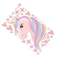thumbnail image 3 of Pink Unicorns Pattern Stickers 60X36CM Wall Adhesive Childrens Room Decor Unicorn Shape 1Pack, 3 of 3