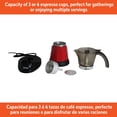 thumbnail image 6 of IMUSA 6 or 3cup Electric Espresso Maker, Red, 6 of 6