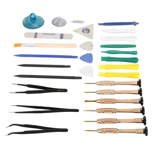 Kit Spudger, 29 Piezas Herramienta De Palanca Electrónica Ventosa aleación De Aluminio ABS Para Mantenimiento