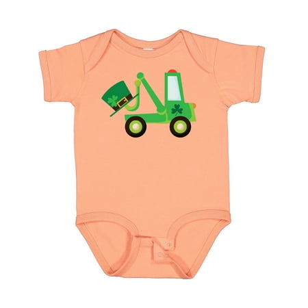 

Inktastic St Patricks Tow Truck Boys Baby Bodysuit