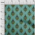 thumbnail image 1 of oneOone Cotton Flex Fabric Leaves & Floral Block Decor Fabric Printed BTY 40 Inch Wide, 1 of 4