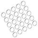 thumbnail image 1 of Tholdsy Accesorios duraderos de aleación de 20 piezas para bolsa de prevención de corrosión y prevención de óxido correa de monedero Carpetas de archivos Níquel/Plata Blanco 4.0*28mm, 1 of 6
