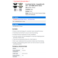 thumbnail image 2 of Front Brake Pad Set - Compatible with 2017 - 2019 BMW 330i GT xDrive 2018, 2 of 2