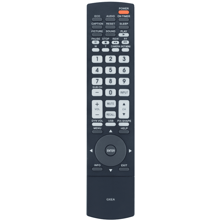 GXEA Replace Remote Control for Sanyo TV DP42840 DP46840 DP50740 