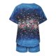 thumbnail image 4 of Conjunto de pantalones cortos de manga corta con estampado de cuello redondo para mujer, traje deportivo informal de verano de 2 piezas Wmkox8yi bvn1339, 4 of 7