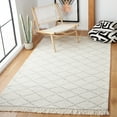 thumbnail image 2 of SAFAVIEH Natura Ulric Diamond Area Rug, Ivory/Grey, 6' x 6' Square, 2 of 8