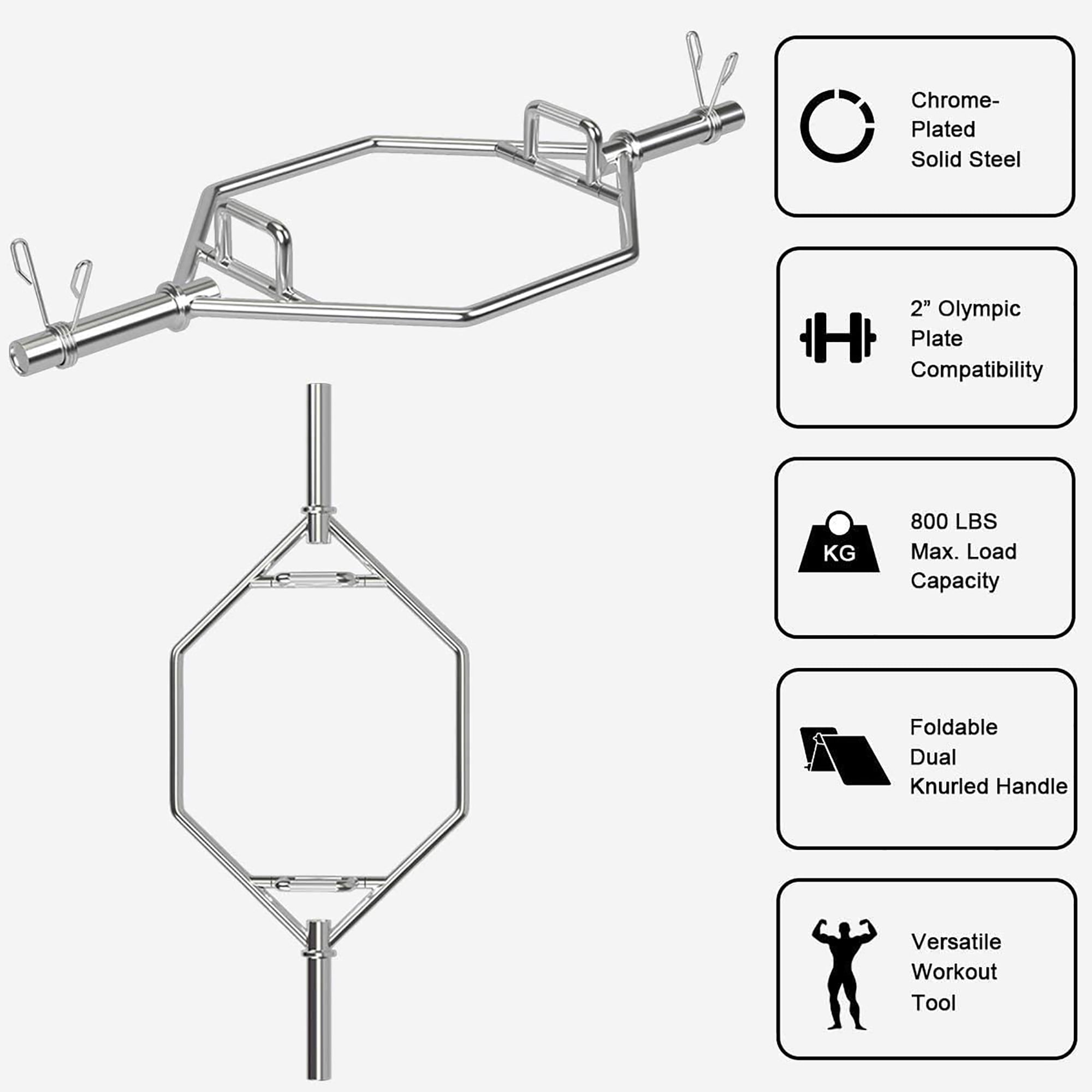 Costway 56'' Olympic Tarp Bar W/ Knurled Handles for Weight Lifting and Bodybuilding Silver
