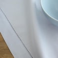 thumbnail image 3 of Solino Home Light Blue Napkins Set of 4 - Cotton Linen Hemstitch Dinner Napkins Cloth 20 x 20 Inch for Spring, Easter, Mothers Day - Handcrafted and Machine Washable, 3 of 4