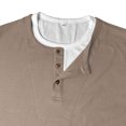 thumbnail image 6 of JAJAHO Mens Short Sleeve T Shirts Summer Casual Stylish 2 In 1 Color Block Loose Fit Crew Neck Tee Daily Wear Soft Tops, 6 of 6