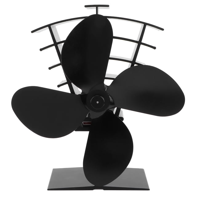 Fireplace Fan, Heat Distribution Fan Heat Powered Fan, Heat Powered Durable Heat Distribution For Wood/Log Home Fireplace Gas