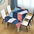 thumbnail image 4 of Yayeee Tablecloths 60" x 108" Rectangle Wrinkle Resistant Party Table Cover, Blue Geometric, 4 of 8