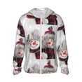 thumbnail image 2 of Lsque Christmas Snowman With Hat UPF 50+ Lightweight Sun Protection Men's Women's Long Sleeve Shirt, Hoodie Performance -X-Large, 2 of 9