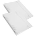 thumbnail image 2 of 2 carpetas transparentes reutilizables para cuaderno, para oficina, hogar, regalo, 2 of 5