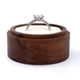 thumbnail image 5 of Caja de joyería portátil, caja de madera con ventana transparente, caja de colección de anillos y pendientes, 5 of 5
