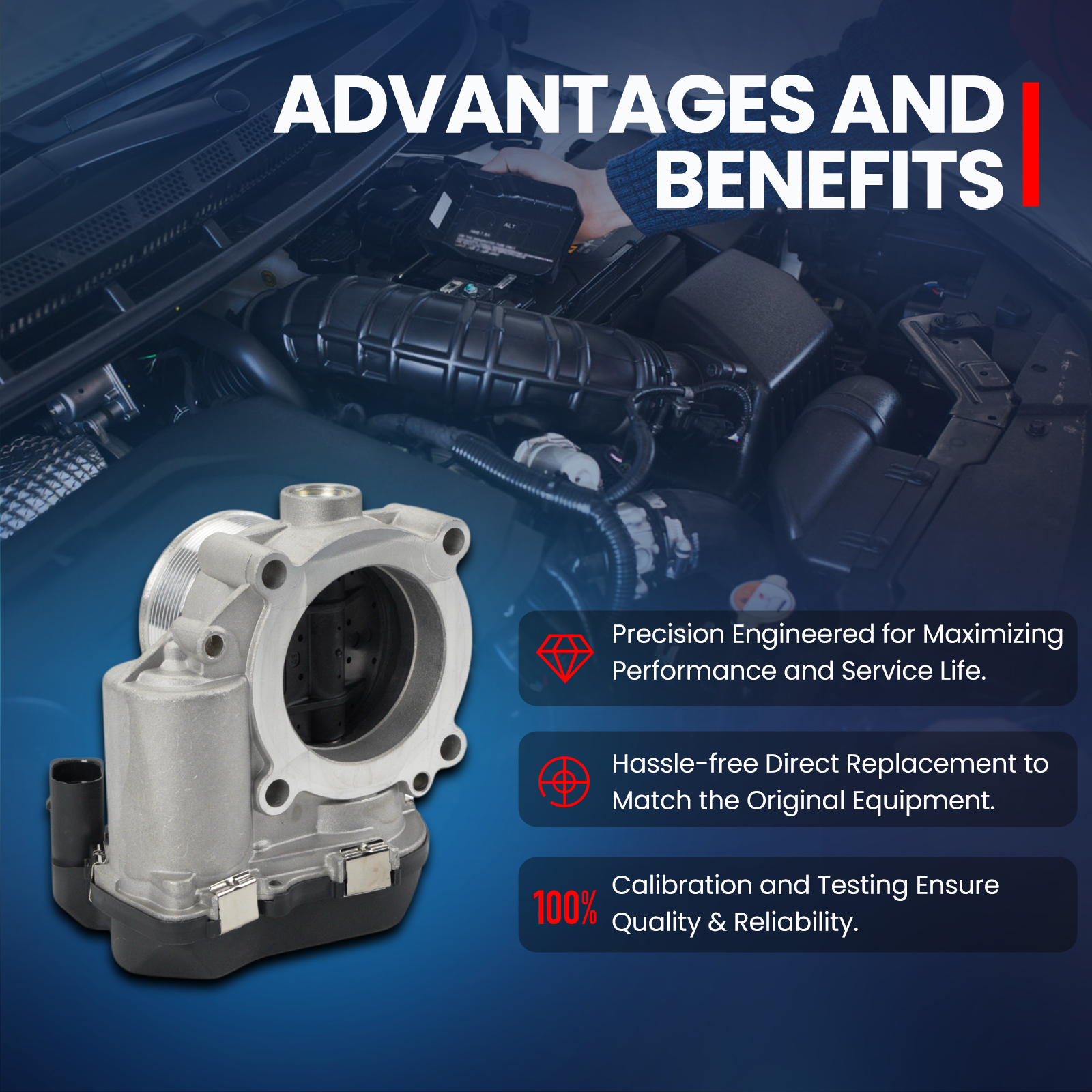 MOCA AUTOPARTS S20070 Electronic Throttle Body Fit for 2006-2013 Audi A3 2.0L & 2015-2022 Audi Q3 2.0L &  2009-2017 Volkswagen CC 2.0L