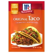 McCormick Original Taco Seasoning Mix, 1 oz Envelope