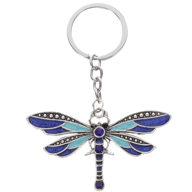 Miangastore Dragonfly Key Chain Animal Keychain Creative Backpack Charm Car Key Chain for Women