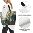 thumbnail image 3 of Fotbe Delicate White Daisy Jars Bolsa Tote Estética de Lona con Estampado para Mujer - Bolsa Reutilizable de Hombro Casual para Vacaciones, Compras, Trabajo y Gimnasio, 3 of 8