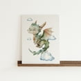 thumbnail image 6 of 3pcs Custom Kids Name Dragon Story Boys Castle Gift Decorative Painting, Canvas 24x36inch Inner Framed, Waterproof Wall Art for Home Decor-Made in USA, 6 of 10