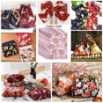 thumbnail image 4 of Bewildely Paquete de 5 telas de algodón, bolso de hombro a medida, costura de tela cuadrada Floral, accesorios de artesanía de retazos para el hogar, Artesanía tipo 13 Bewildely HA062149-12, 4 of 6