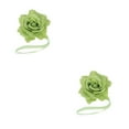 thumbnail image 3 of QualitChoice Curtain Tieback Punch-free Stylish Flower Shape Decorative Replacement Home Buckle Fastener Ornament Accessories Green 2PCS, 3 of 6