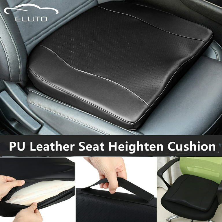 ELUTO Car Seat Cushion Wedge Cushion Chair Pad Memory Foam Seat Cushion