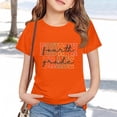 thumbnail image 2 of YunPes Girls School T Shirt Fourth Grade Back To School Short Sleeve Tops Elementary Student Summer Versatile Crewneck Tee Tops, 2 of 5