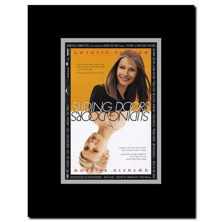 Sliding Doors Framed Movie Poster Walmart Com