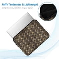 thumbnail image 2 of FORMRS 13-13.3 inch Laptop Sleeve Case Soft Carrying Quilted Computer Bag Cover, Black Floral Pattern, 2 of 7