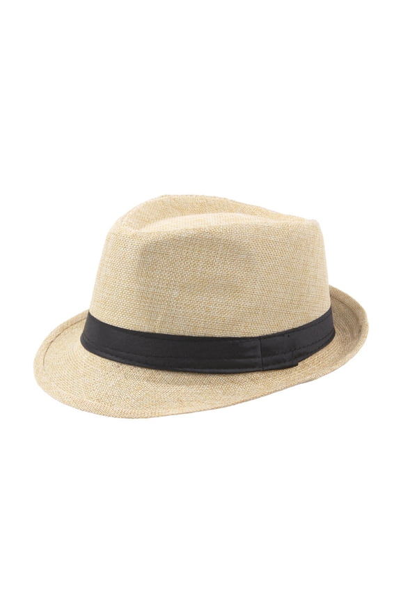 cdar Fedora Hat Wide Brim Sun Protection Solid Color Panama Cap Boater Summer Beach Sunhat for Vacation Fedora Hat