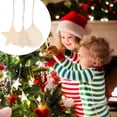 thumbnail image 3 of Gymnture 30Pcs Xmas Wooden Cutouts Star Wood Slices Gift Tags DIY Crafts Party Decoration, 3 of 10