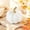 White*4, variant on CHELIASD 4-Pack 3.14 Inch White Faux Pumpkins with Gold Plating - Elegant Artificial Pumpkin Set for Fall Table Centerpiece, Thanksgiving Indoor Decor Display
