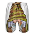 thumbnail image 3 of Salouo Fishing Gnome Fisherman Pattern Swim Trunks for Men,Men's Hawaiian Bathing Suit Swimsuits Quick Dry Swimming Board Shorts Beach Shorts with Pockets-Medium, 3 of 6