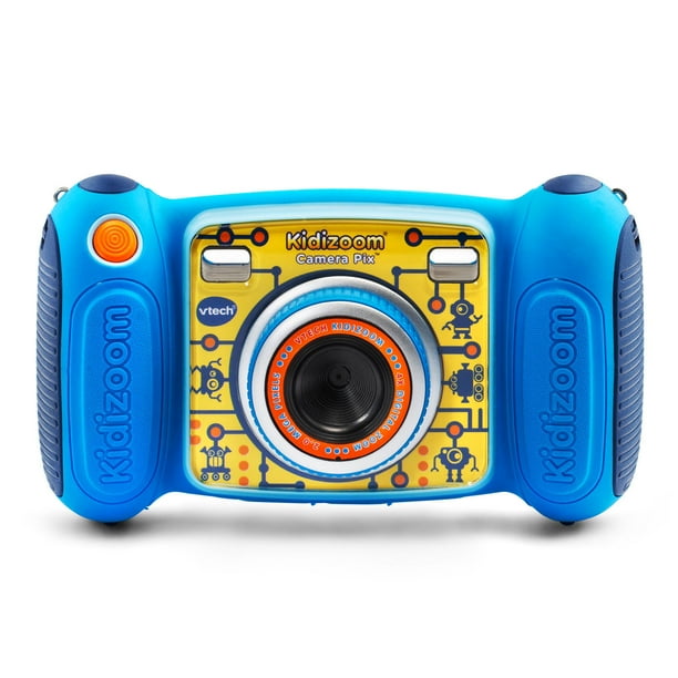 Vtech Kidizoom Camera Pix Real Digital Camera For Kids Blue Walmart Com Walmart Com