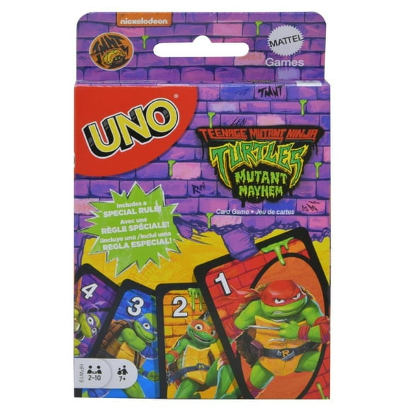 Mattel DP Ninja Turtles UNO