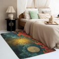 thumbnail image 3 of Celestial Rugs for Bedroom - Celestial Rug & Home Decor, Boho Sun and Moon Rugs for Entryway, Washable Rugs, 2x3 Area Rug, Non Slip Small Indoor Door Mat, Burning Sun Aesthetic Carpet, 3 of 7
