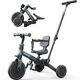 thumbnail image 1 of Bicicleta para niños pequeños Besrey 5 en 1 con mango de empuje para niños de 1 a 3 años, 1 of 9