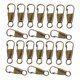 thumbnail image 5 of Kit de reparación de tiradores de cremallera premium, universal y extraíble (32 unidades). Color cobre, 5 of 9