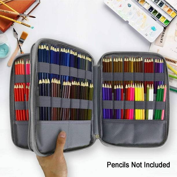 Trousse à crayons légère de grande capacité, sac à crayons pour