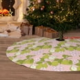 thumbnail image 6 of Yiaed Pears And Flower Print Christmas Tree Skirt , Tree SkirtsTree Mat for Christmas Winter Holiday Indoor Decorations-36", 6 of 7