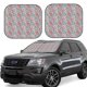 thumbnail image 1 of Balery Watercolor Butterflies Parasol para parabrisas de coche de 2 piezas | Parasol plegable para parabrisas delantero de coche para la mayoría de sedanes-Small, 1 of 6