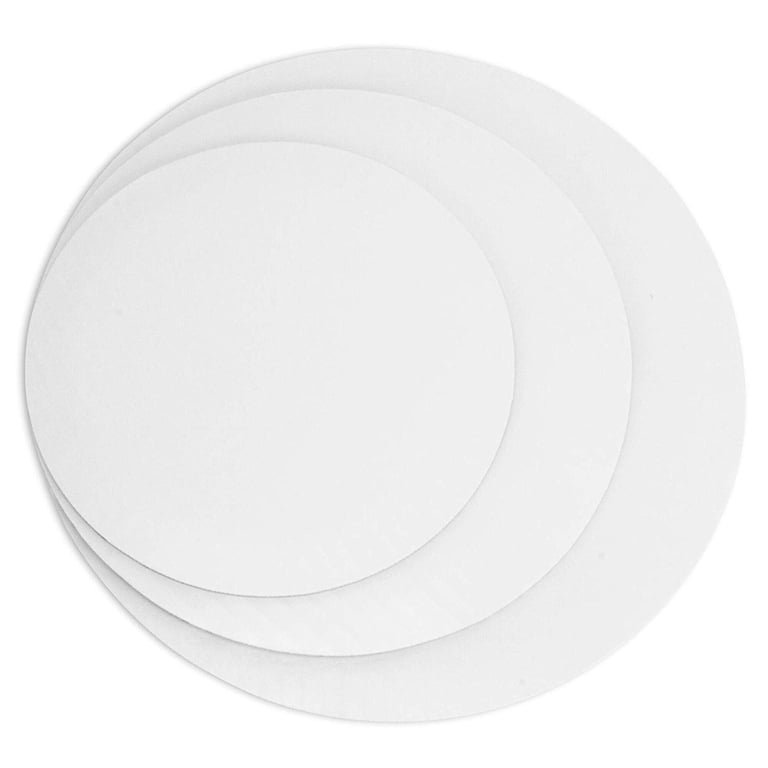 Yimomoyi 10 Pcs Round Cake Board 10 Inch Cake Board, White Cake Board 3mm Thick, Cake Boards Reusable Round Cake Board For Cake, Cookie Or Pizza Wedding Birthday Party