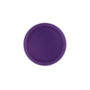 Deep Purple Round Dessert Plates - 7" (Pack Of 8) - Premium Paper - Perfect For Parties & Events