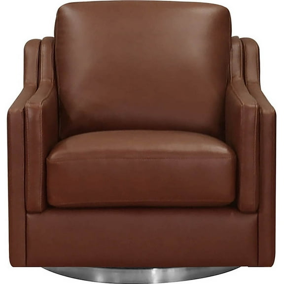 Hydeline Bella Swivel Top Grain Leather Chair
