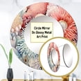 thumbnail image 3 of Designart "Pastel Elegance Amidst Anemones" Coastal Coral Under Water Rund Mirror For Wall Decor - Large Pink Round Print Mirror - Round Coastal Mirror - Wall Mounted Round Large Mirror - 23" x 23", 3 of 6