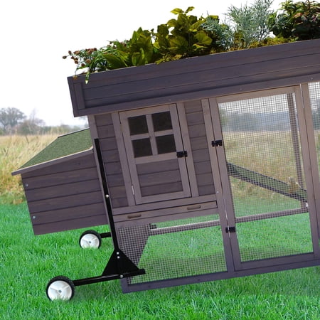Precision Pet Chicken Coop Retractable Wheel Kit Walmartcom
