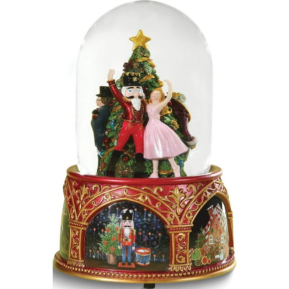 Fashion Glitterdome Musical Nutcracker (5.25 X 5.25) Made In China gm15745