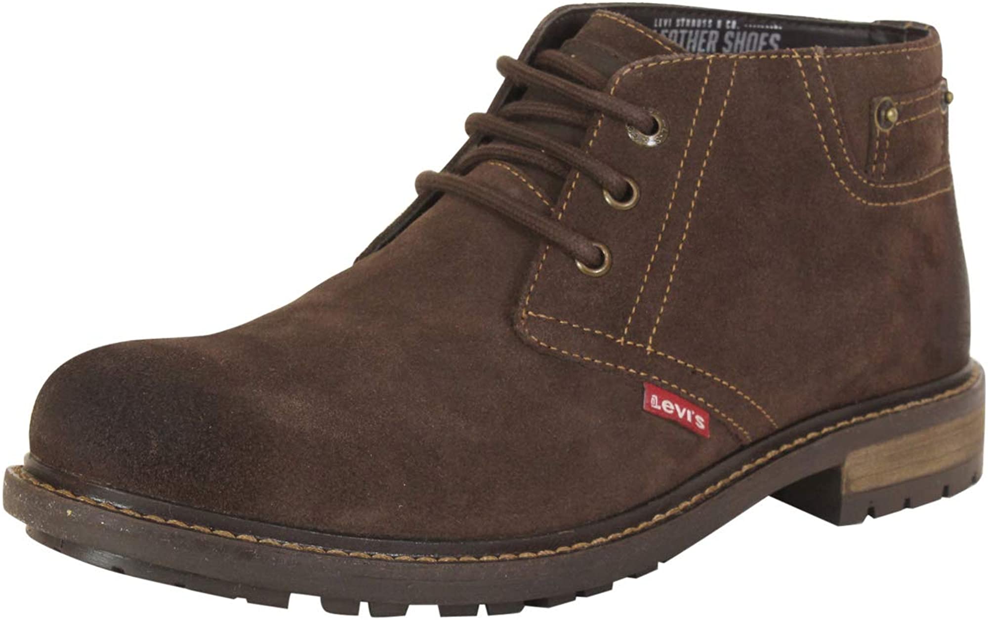 levis mens leather shoes